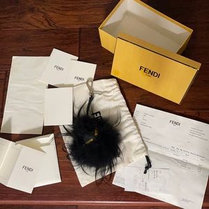 Authentic Fendi Monster Fur Bug Bugs Fur Charm